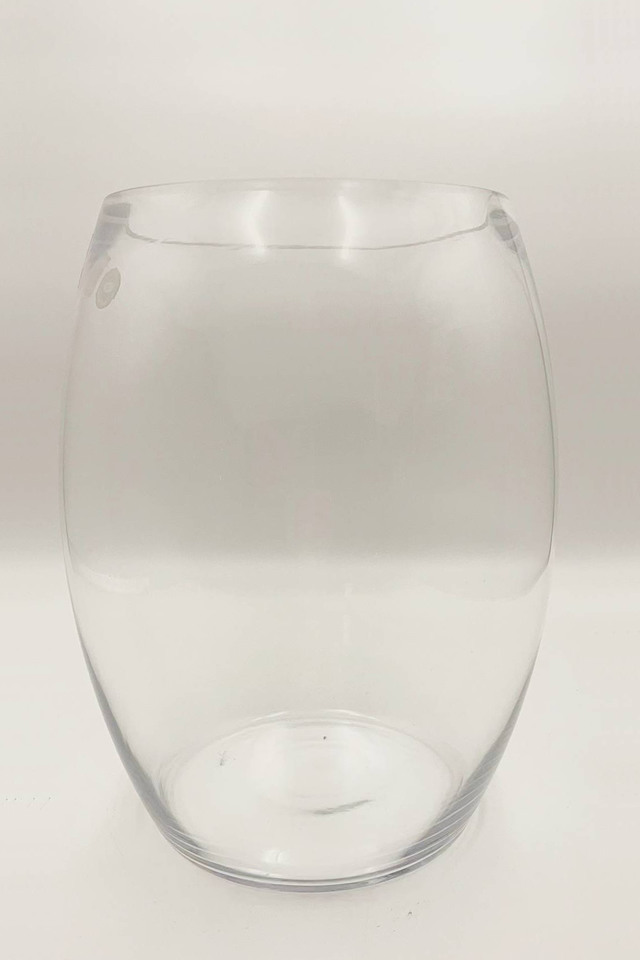 GLASS GLASSES GLAS GLASSWARE GLASSWARES VASE VASES FLORIST FLORISTS FLOWER FLOWERS FLORAL FLORALS ROUND ROUNDS DELUXE DELUXES DELUX BELLY BELLIES BELLIE 172DX270MMH 172DX270MMHS SHAPES SHAPE Clear transparent see through 