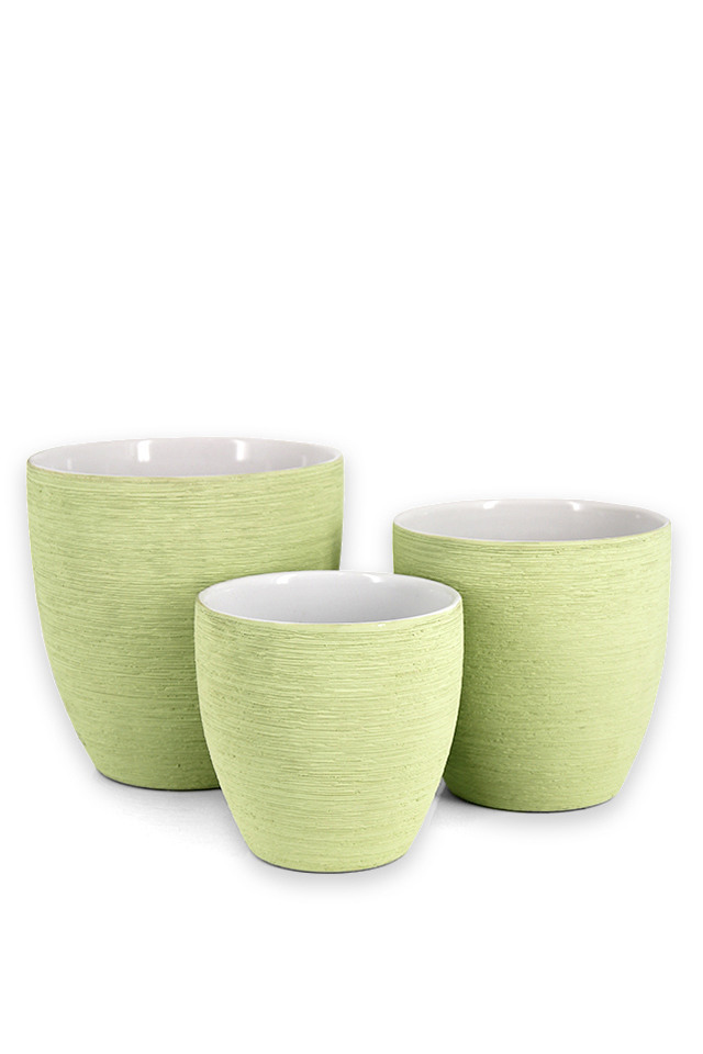 CERAMIC CERAMICS VASE VASES CONTAINER CONTAINERS MODERN MODERNS TEXTURE TEXTURES MATT MATTS RIB RIBS RIBBED RIBBEDS SETS SET FINE FINES STRATA STRATUM 180D 180DS 190MMH 190MMHS ROUND ROUNDS SHAPES SHAPE S