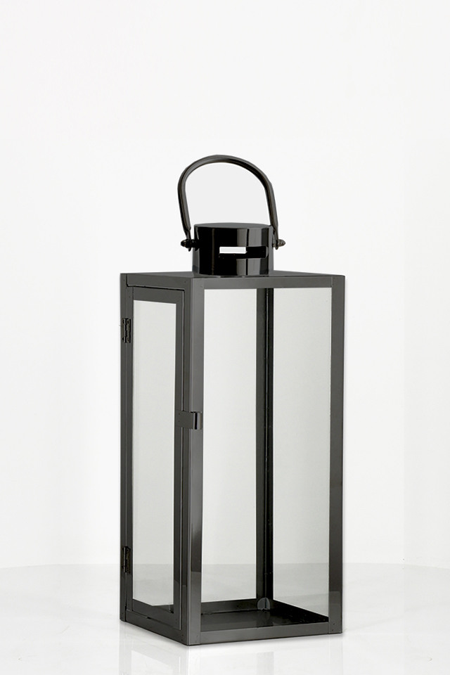 Modern Lantern : 17.5x16.5x41cmH - Holstens