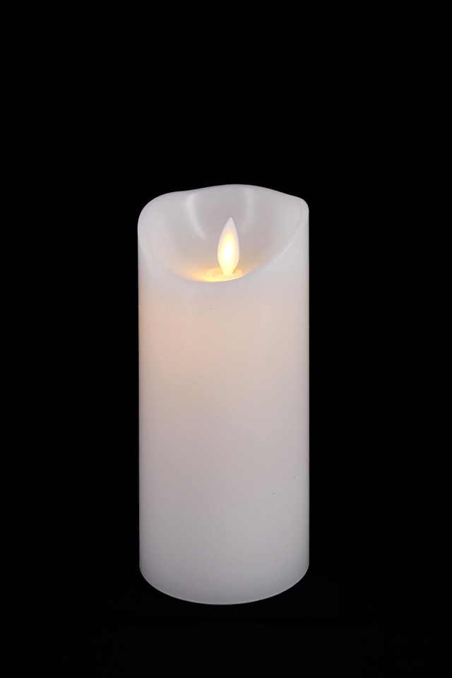 Vejfremstillingsproces Katastrofe Allerede Moving Flame Real Wax LED Candle (Req. 3xAAA Batteries) : 75D x 175mmH -  Holstens