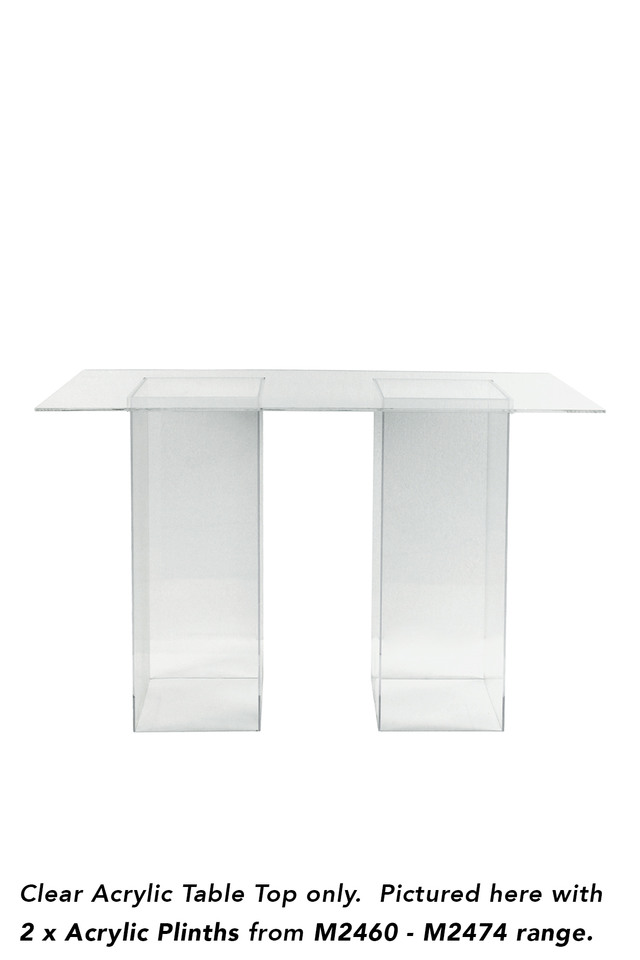 Clear Acrylic Table Top 600 X 1400 Mm, Round Acrylic Table Top