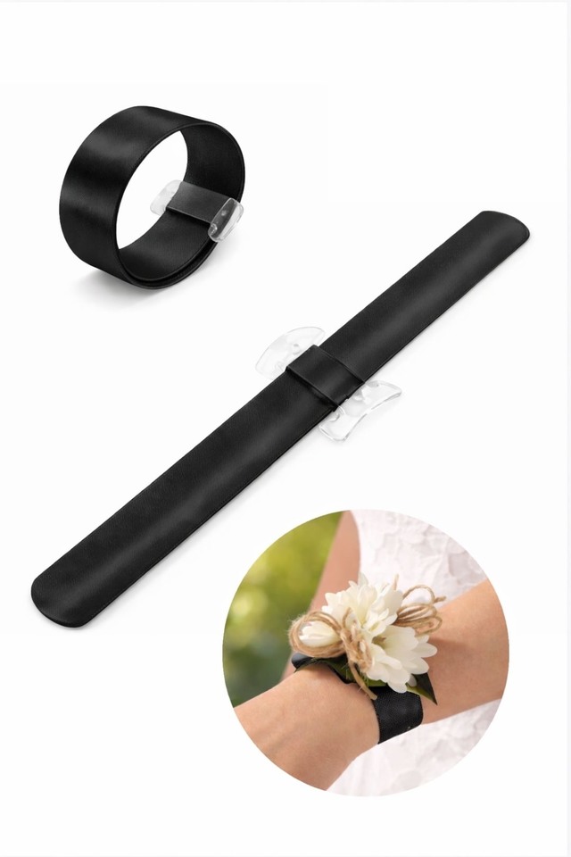 WEDDING WEDDINGS PARTY PARTIES PARTIE EVENT EVENTS CORSAGE CORSAGES BRACELET BRACELETS WRIST WRISTS WRISTLET WRISTLETS HOLDER HOLDERS BAND BANDS BRIDE BRIDES BRIDAL BRIDALS SLAP SLAPS SATIN SATINS