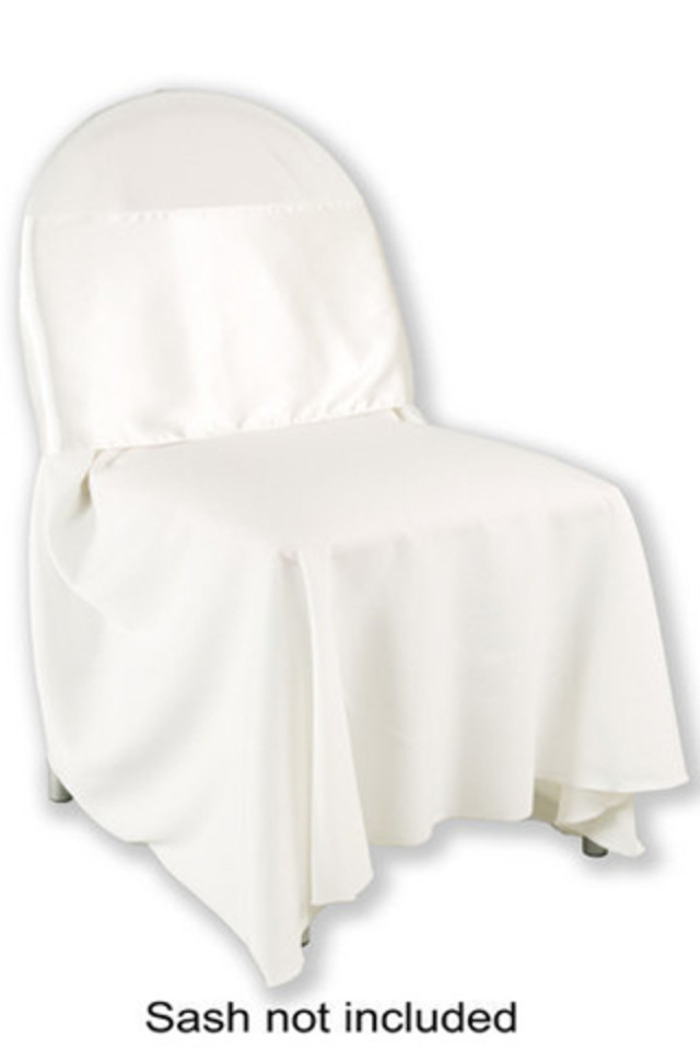 CHAIR CHAIRS COVER COVERS OVAL OVALS PLAIN PLAINS POLYESTER POLYESTERS 160GSM 160GSMS SASH SASHES CHAIRCOVER CHAIRCOVERS