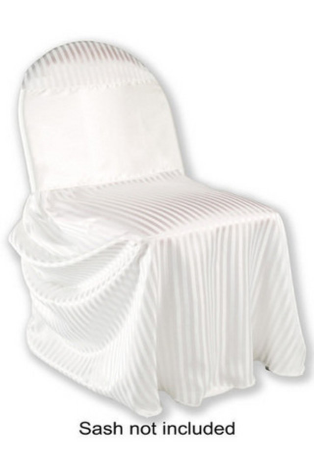 CHAIR CHAIRS COVER COVERS BAG BAGS WIDE WIDES STRIPE STRIPES 150GSM 150GSMS SASH SASHES CHAIRCOVER CHAIRCOVERS
